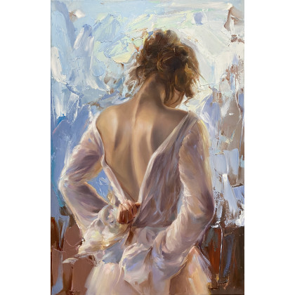 TAM GDZIE ZACZYNA SIĘ CISZA, Jolanta Strzelczyk, obrazy olejne