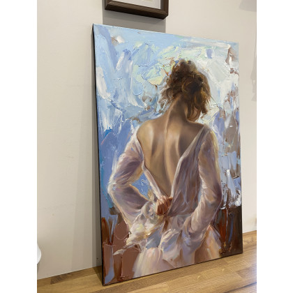 Jolanta Strzelczyk - obrazy olejne - TAM GDZIE ZACZYNA SIĘ CISZA foto #3