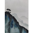 Akwarela góry Huangshan – Azja Wschodnia, Rękodzieło 19x26