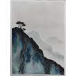 Akwarela góry Huangshan – Azja Wschodnia, Rękodzieło 19x26