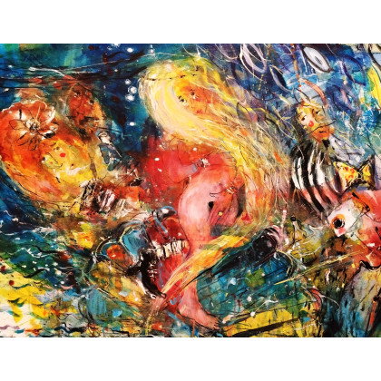 Dariusz Grajek - olej + akryl - Narodziny Wenus.... foto #1