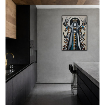 Sylwia Młodziejewska - obrazy akryl - Strażniczka Laguz foto #1