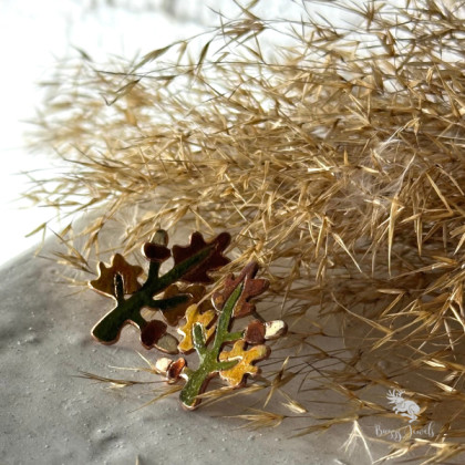 Kolczyki Gałązki Handmade, Buggy Jewels, kolczyki 