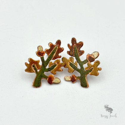 Buggy Jewels - kolczyki  - Kolczyki Gałązki Handmade foto #2