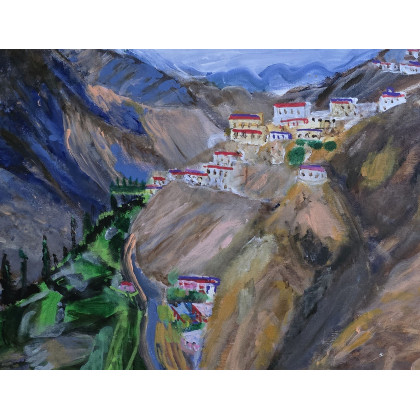 Krystyna Mościszko - obrazy akryl - Indie foto #1