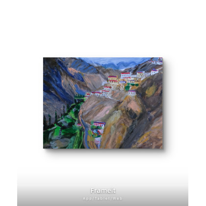 Krystyna Mościszko - obrazy akryl - Indie foto #2