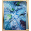 Woda - Obraz abstrakcjyjny na płótnie 30x40