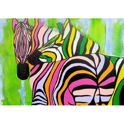 Barwy miłości, Ewa Mościszko, obrazy akryl