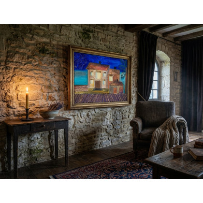 Dom hiszpański 10, Aleksandra Semeniuk , obrazy tech. mieszana