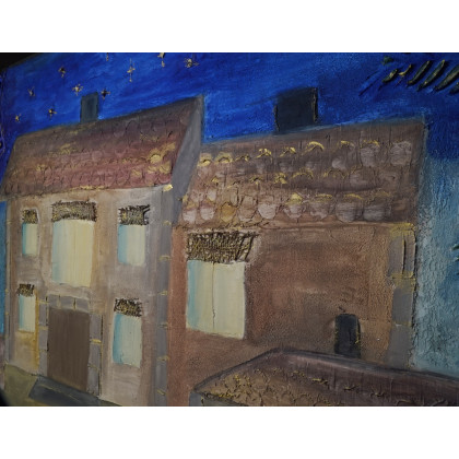 Aleksandra Semeniuk  - obrazy tech. mieszana - Dom hiszpański 10 foto #2