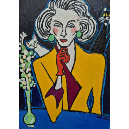 Marlena Kuć - obrazy olejne - dwa oblicza foto #2