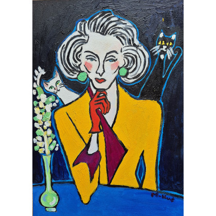 Marlena Kuć - obrazy olejne - dwa oblicza foto #3