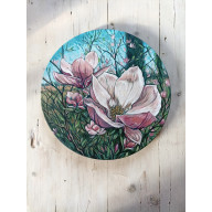 MAGNOLIE, OKRĄGŁY OBRAZ