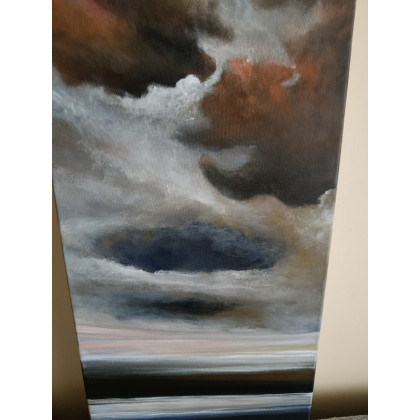 Paulina Lebida - obrazy akryl - Rozmyślania  - obraz akrylowy 80/30 cm foto #1