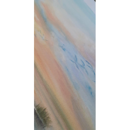 Marzena Dymek - obrazy akryl - DYPTYK PEJZAŻOWY CHWILA WYTCHNIENIA foto #3