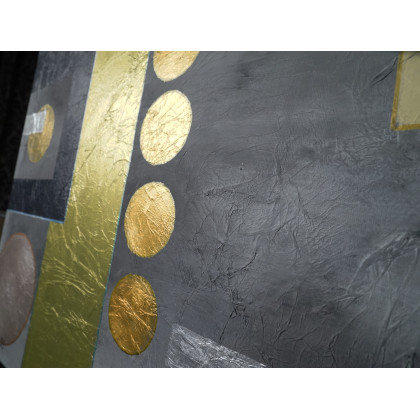 Aleksandra Semeniuk  - obrazy tech. mieszana - Geometria abstrakcyjna 2 foto #3