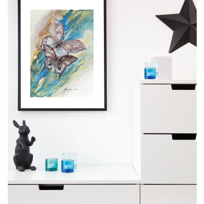 Jolanta Frankiewicz - obrazy akwarela - Motyle - tusz i akwarela foto #3