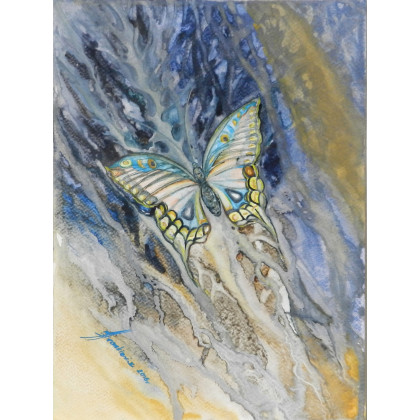 Jolanta Frankiewicz - obrazy akwarela - Motyl -  akwarela foto #3