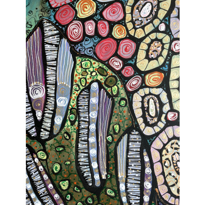 4mara - obrazy akryl - Kwiatowy zgiełk- oryginał foto #4