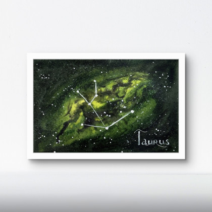 Yunona Kucherevska - obrazy akwarela - Gwiazdozbiór Byka foto #1