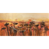 Sygnały  (akwarela miniaturka  w oprawie)