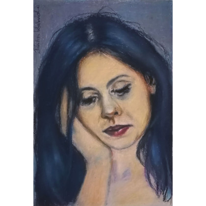 Na dżinsowym tle, Dariusz Kaźmierczak, pastele olejne