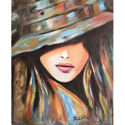 Spojrzenie ukryte w kolorach, Ryszard Ryś, obrazy akryl