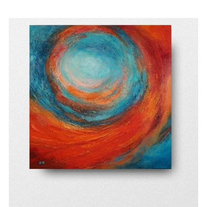 Galaktyka - obraz akrylowy 60/60 cm, Paulina Lebida, obrazy akryl