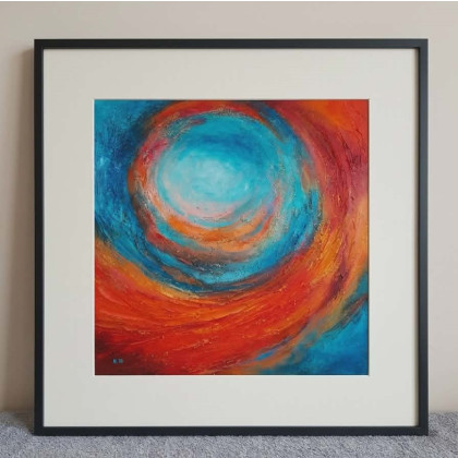 Paulina Lebida - obrazy akryl - Galaktyka - obraz akrylowy 60/60 cm foto #1