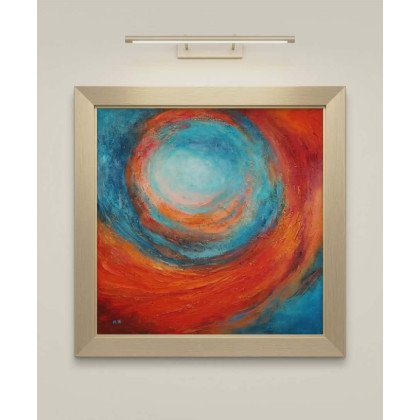 Paulina Lebida - obrazy akryl - Galaktyka - obraz akrylowy 60/60 cm foto #3