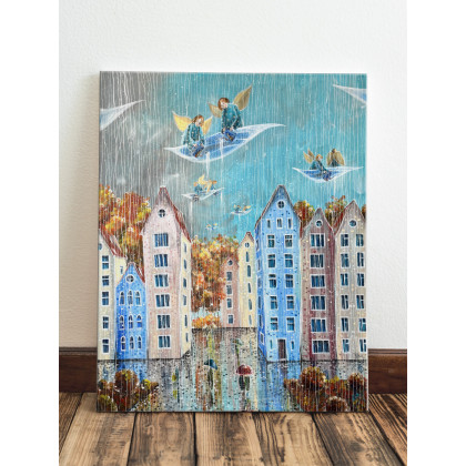 4mara - wydruki na płótnie - Deszczowy dzień – Giclee 50x60 foto #2