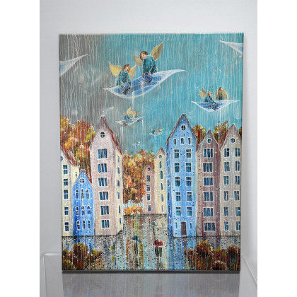 4mara - wydruki na płótnie - Deszczowy dzień – Giclee 50x60 foto #3