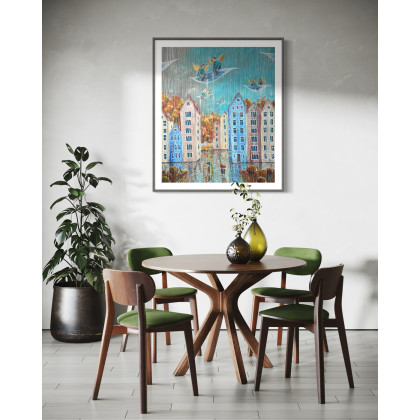 4mara - wydruki na płótnie - Deszczowy dzień – Giclee 50x60 foto #4