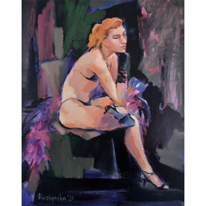 Po próbie, Hanna Ruzhynska, obrazy akryl