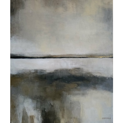 Paulina Lebida - obrazy akryl - Pejzaż abstrakcyjny  - obraz akrylowy 60/50 cm foto #3