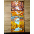 WYPRZEDAŻ KOLEKCJI - TRYPTYK NATURY AKRYLOWY JESIENNE ŚWIATŁO - 90cm x 24cm
