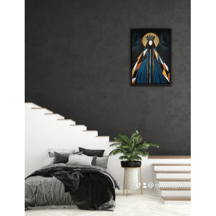 Sylwia Młodziejewska - obrazy akryl - Strażniczka Ansuz foto #4