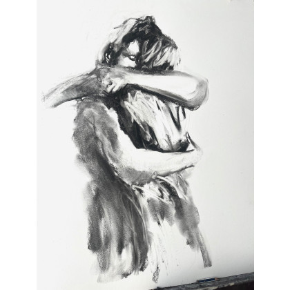 Studio.Sensual - rysunek węglem - Z Tobą - 50x70cm foto #1