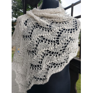 SZAL MGIEŁKA Z KWIATAMI