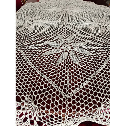 Danuta Zgoł - serwety, serwetki - Obrus w stylu Vintage, beżowy foto #1