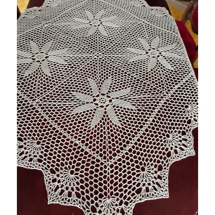 Danuta Zgoł - serwety, serwetki - Obrus w stylu Vintage, beżowy foto #3