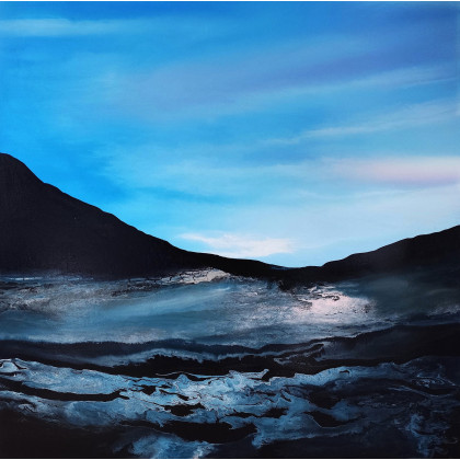 A fragment of a mountain world, Felix Guenther, obrazy akryl