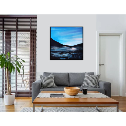 Felix Guenther - obrazy akryl - A fragment of a mountain world foto #2