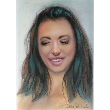 W Kwietniowym Słońcu, Dariusz Kaźmierczak, pastele suche