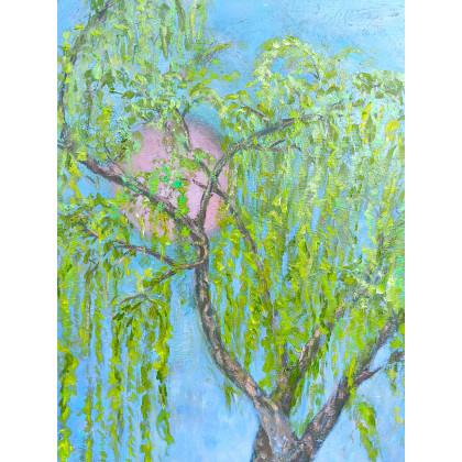 Elżbieta Goszczycka - obrazy olejne - Wierzba, która się nie śmieje foto #2