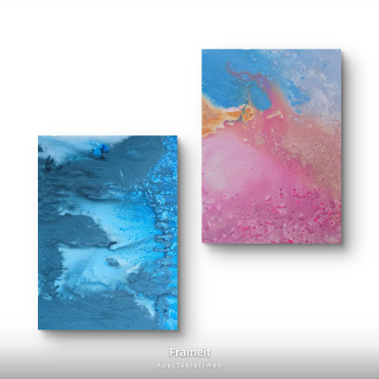 Ewa Mościszko - obrazy tech. mieszana - Kompozycja lesna foto #1