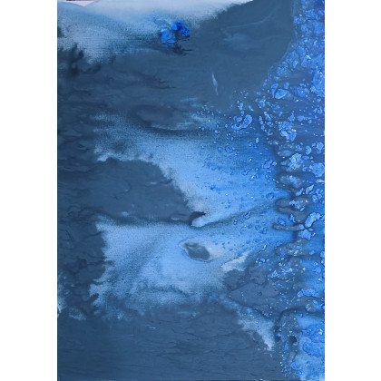 Underwater, Ewa Mościszko, obrazy tech. mieszana