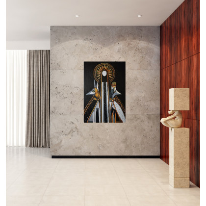 Sylwia Młodziejewska - obrazy akryl - Strażniczka Sowilo foto #1