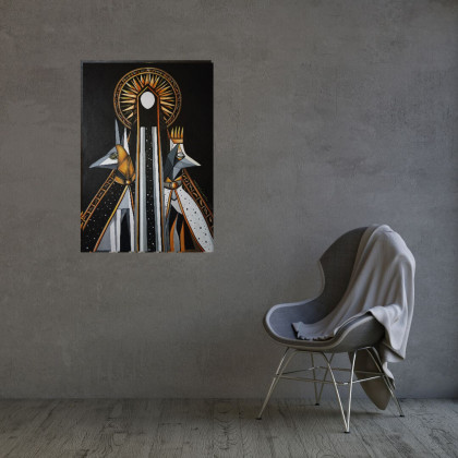 Sylwia Młodziejewska - obrazy akryl - Strażniczka Sowilo foto #2