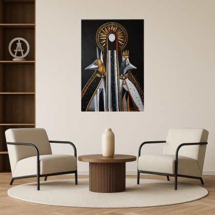 Sylwia Młodziejewska - obrazy akryl - Strażniczka Sowilo foto #3